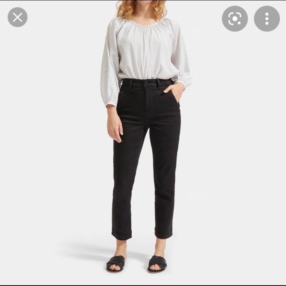 Everlane Straight-Leg Crop Pants